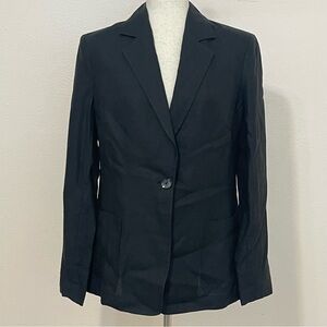 Gianfranco Ferre Linen Blazer One Button Made in Italy